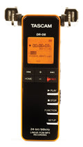 Tascam DR-08 Stereo Handheld Digital Recorder Cover Image