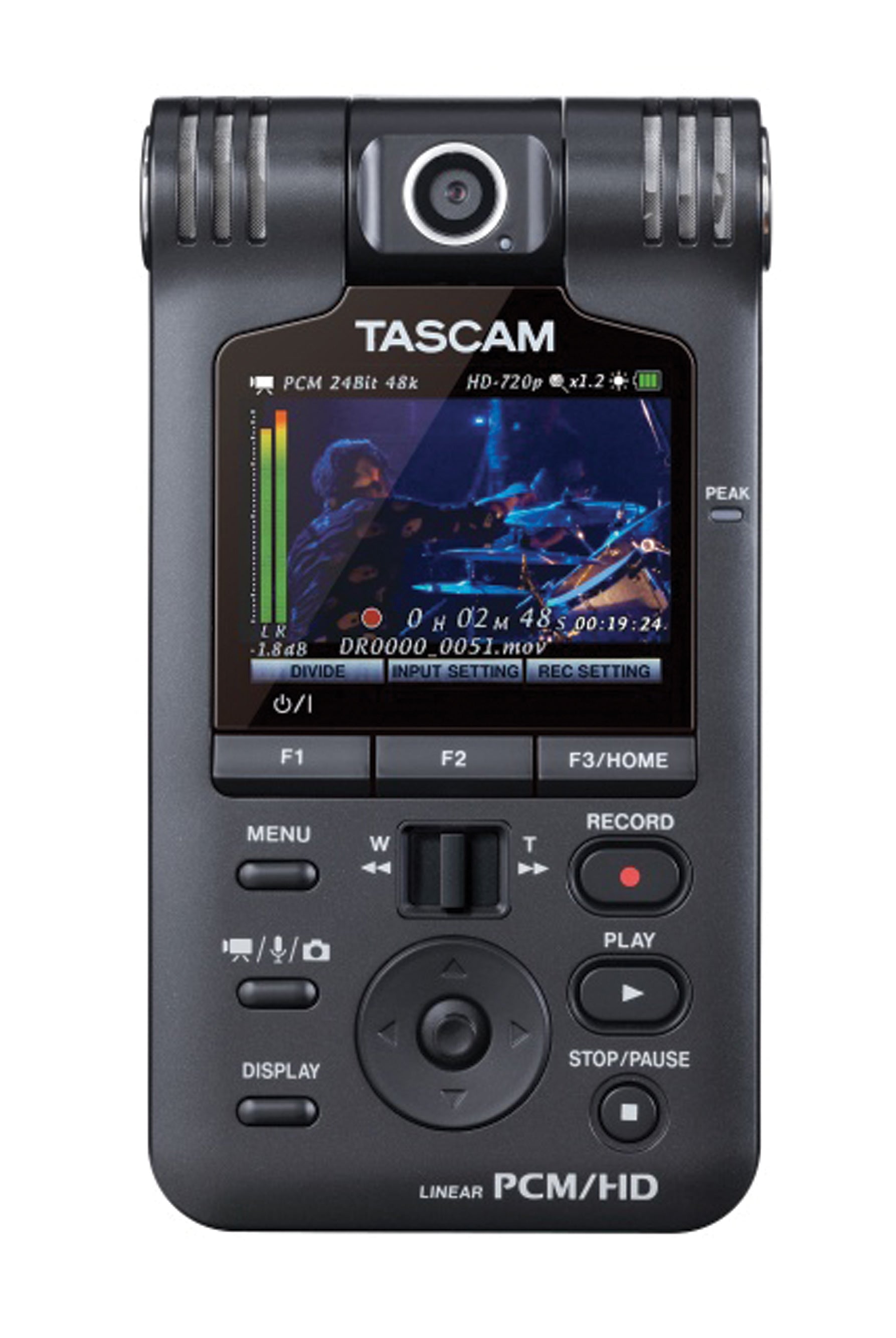Tascam DR-V1HD Linear PCM/HD Video Recorder Cover Image