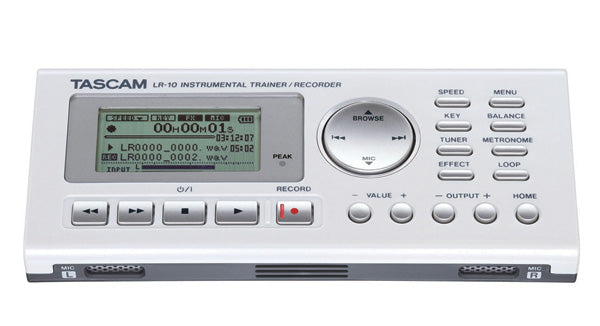 Tascam LR-10 Instrumental Trainer/Recorder Cover Image