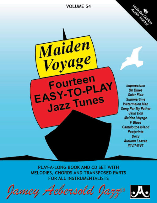 Jamey Aebersold Jazz, Volume 54: Maiden Voyage -- Fourteen Easy-to-Play Jazz Tunes Cover Image