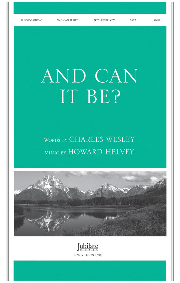 And Can It Be? Cover Image