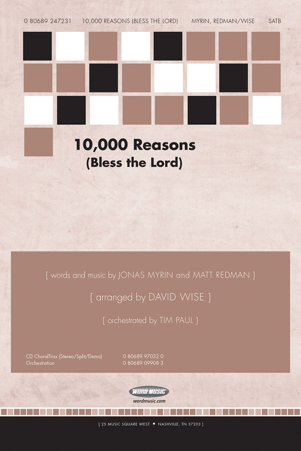 10,000 Reasons (Bless the Lord) Cover Image