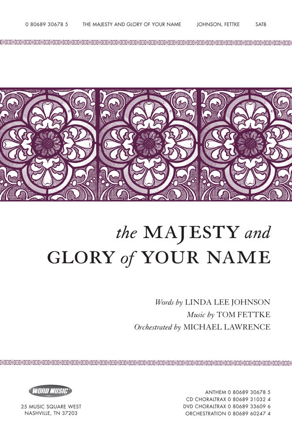 The Majesty and Glory of Your Name Cover Image