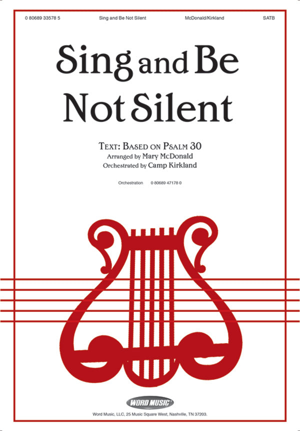 Sing and Be Not Silent Cover Image