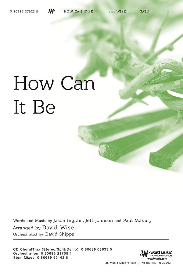 How Can It Be Cover Image