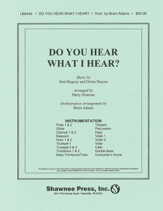 Do You Hear What I Hear? (Orchestration) (arr. Harry Simeone) - Bassoon Sheet Music Preview