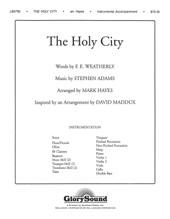 The Holy City (arr. Mark Hayes) Sheet Music Preview