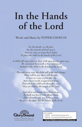 In The Hands Of The Lord Sheet Music Preview
