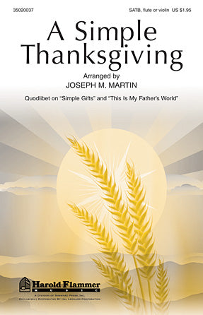 A Simple Thanksgiving Sheet Music Preview