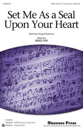 Set Me As A Seal Sheet Music Preview