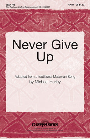 Never Give Up Sheet Music Preview