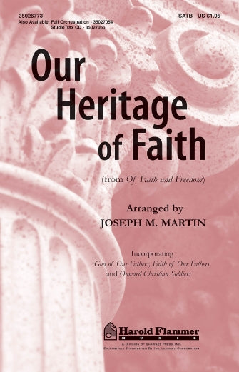 Our Heritage Of Faith Sheet Music Preview