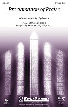 Proclamation Of Praise Sheet Music Preview
