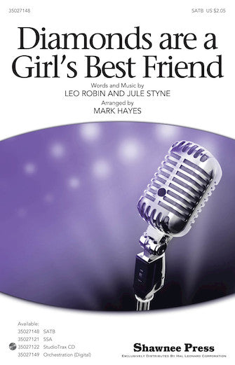 Diamonds Are A Girl's Best Friend (arr. Mark Hayes) Sheet Music Preview