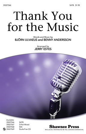 Thank You For The Music (arr. Jerry Estes) Sheet Music Preview