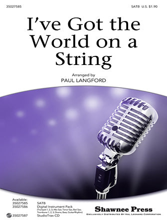 I've Got The World On A String Sheet Music Preview