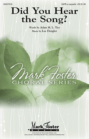 Did You Hear The Song? Sheet Music Preview