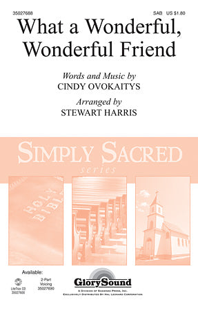 What A Wonderful, Wonderful Friend Sheet Music Preview
