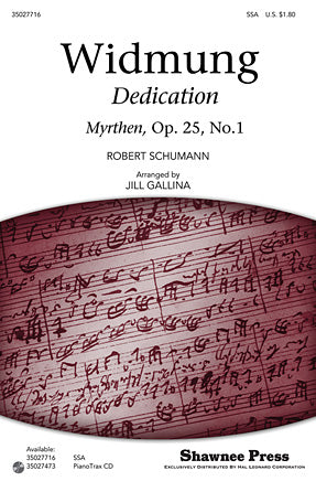 Widmung Sheet Music Preview