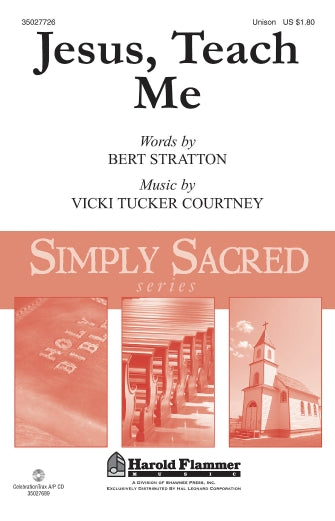 Jesus, Teach Me Sheet Music Preview
