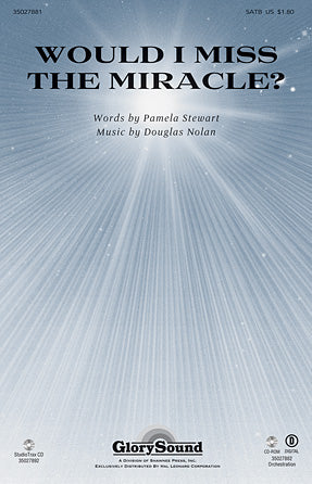 Would I Miss The Miracle? Sheet Music Preview