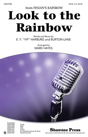 Look To The Rainbow - Harp Sheet Music Preview
