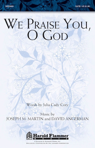 We Praise You, O God Sheet Music Preview