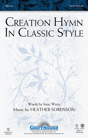 Creation Hymn In Classic Style Sheet Music Preview