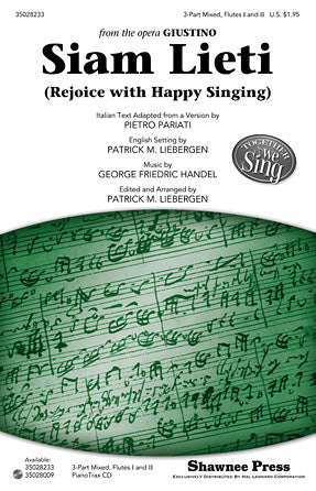 Siam Lieti (Rejoice With Happy Singing) Sheet Music Preview