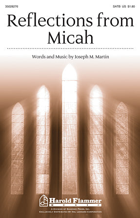 Reflections From Micah Sheet Music Preview