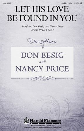 Let His Love Be Found In You Sheet Music Preview