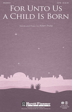 For Unto Us A Child Is Born - Bb Trumpet 1 Sheet Music Preview