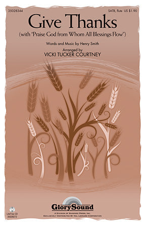 Give Thanks (arr. Vicki Tucker Courtney) Sheet Music Preview