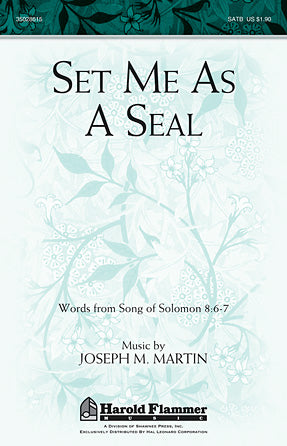 Set Me As A Seal Sheet Music Preview