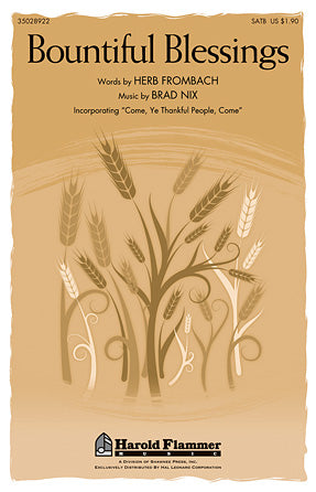 Bountiful Blessings Sheet Music Preview