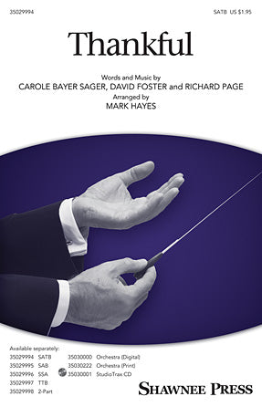 Thankful (arr. Mark Hayes) Sheet Music Preview