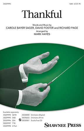 Thankful (arr. Mark Hayes) Sheet Music Preview