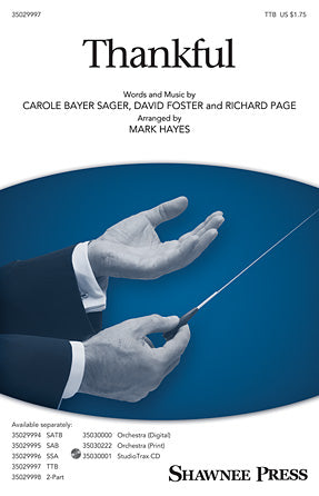 Thankful (arr. Mark Hayes) Sheet Music Preview