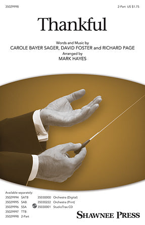 Thankful (arr. Mark Hayes) Sheet Music Preview