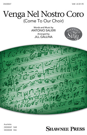 Venga Nel Nostro Coro Sheet Music Preview