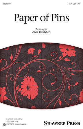 A Paper Of Pins Sheet Music Preview