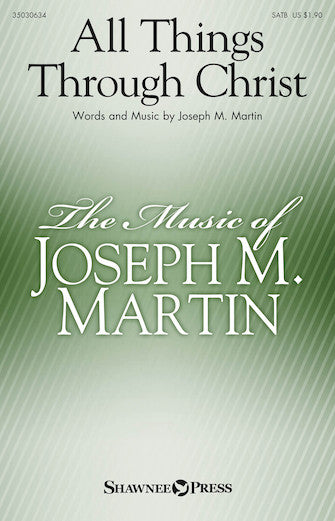 All Things Through Christ Sheet Music Preview