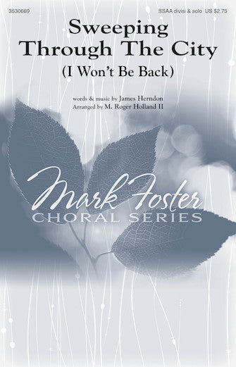 Sweeping Through The City (I Won't Be Back) Sheet Music Preview