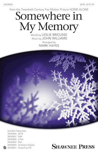 Somewhere In My Memory (arr. Mark Hayes) Sheet Music Preview