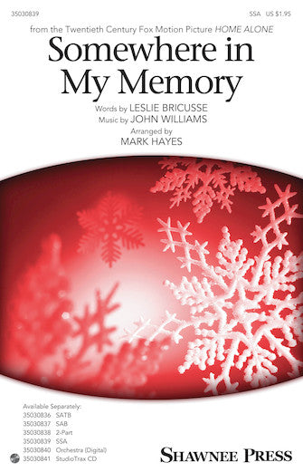 Somewhere In My Memory (arr. Mark Hayes) Sheet Music Preview