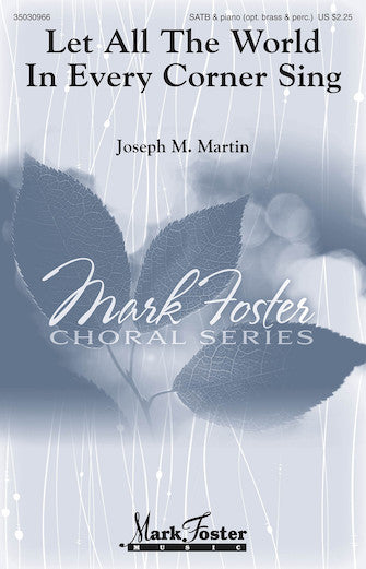 Let All The World In Every Corner Sing Sheet Music Preview