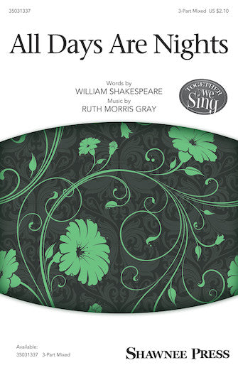 All Days Are Nights Sheet Music Preview