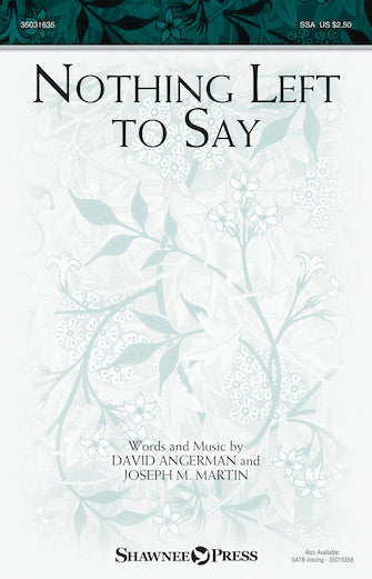Nothing Left To Say Sheet Music Preview