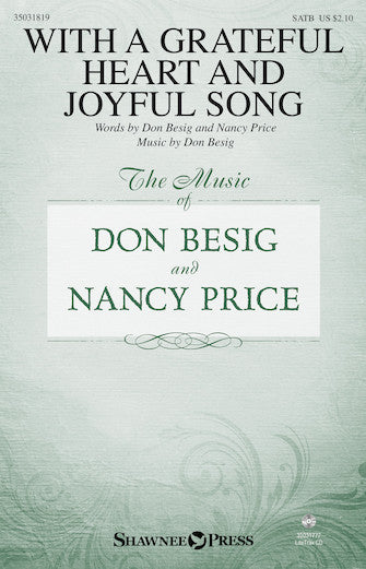 With A Grateful Heart And Joyful Song Sheet Music Preview