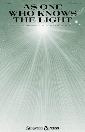 As One Who Knows The Light Sheet Music Preview
